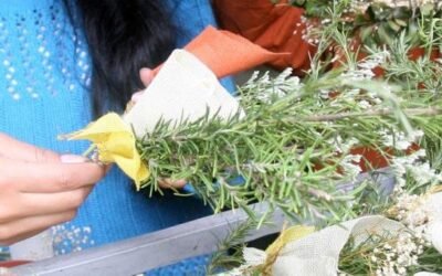 Los arreglos florales para Domingo de Ramos se diversifican